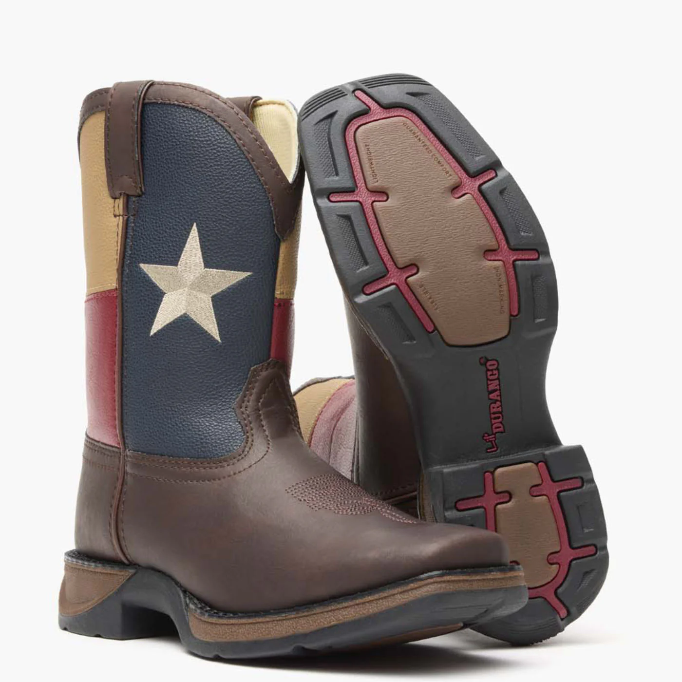 Lil' Rebel™ by Durango® Kids' Texas Flag Western Boot - Image 2