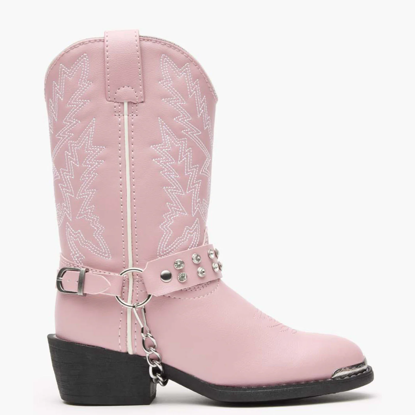 Lil' Durango® Little Kid Pink Rhinestone Western Boot - Image 5