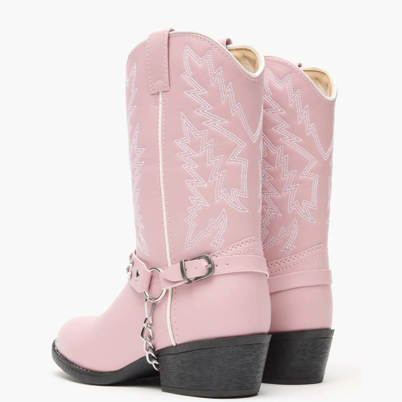 Lil' Durango® Big Kid Pink Rhinestone Western Boot - Image 4