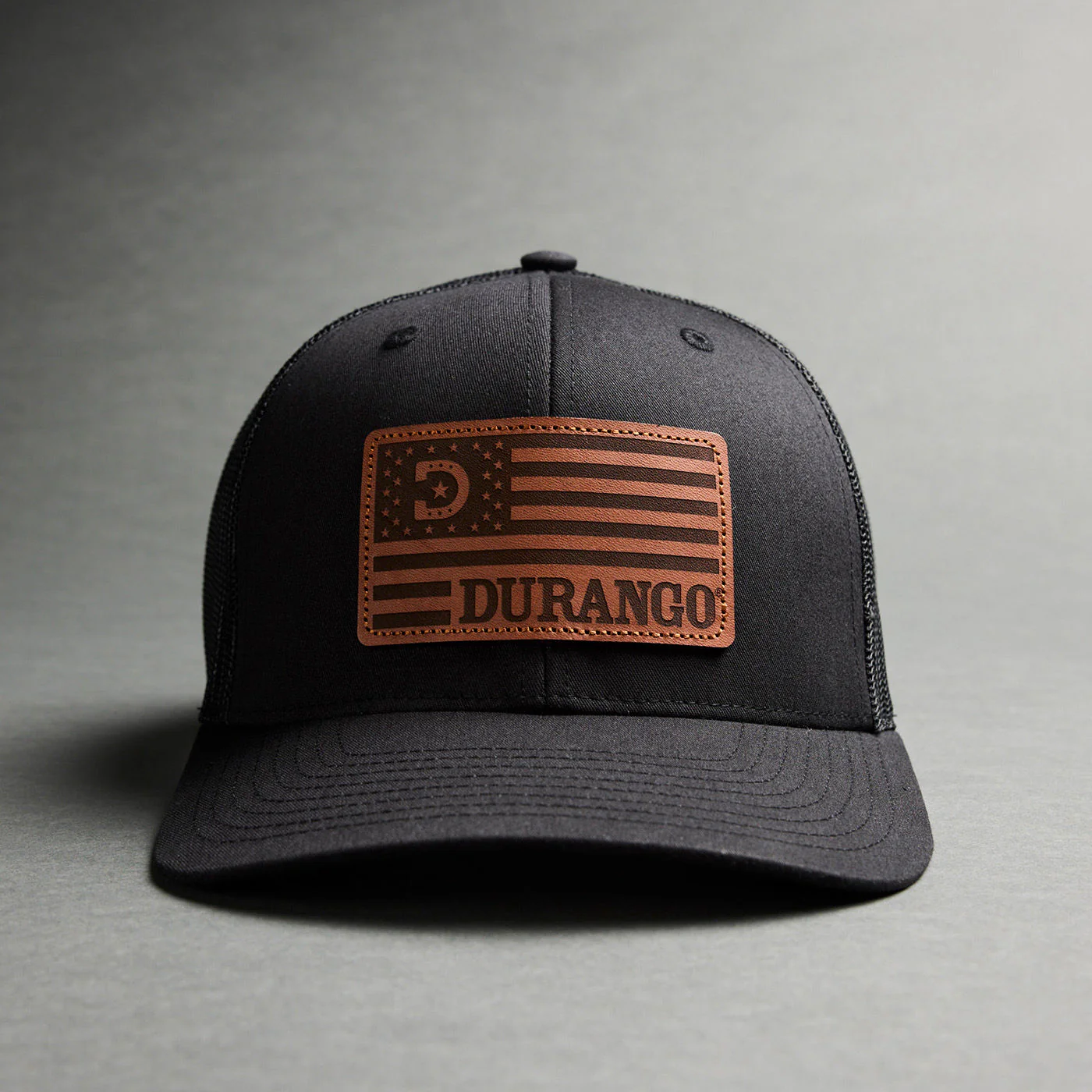 Durango Patriotic Logo Leather Patch Ball Cap - Image 3