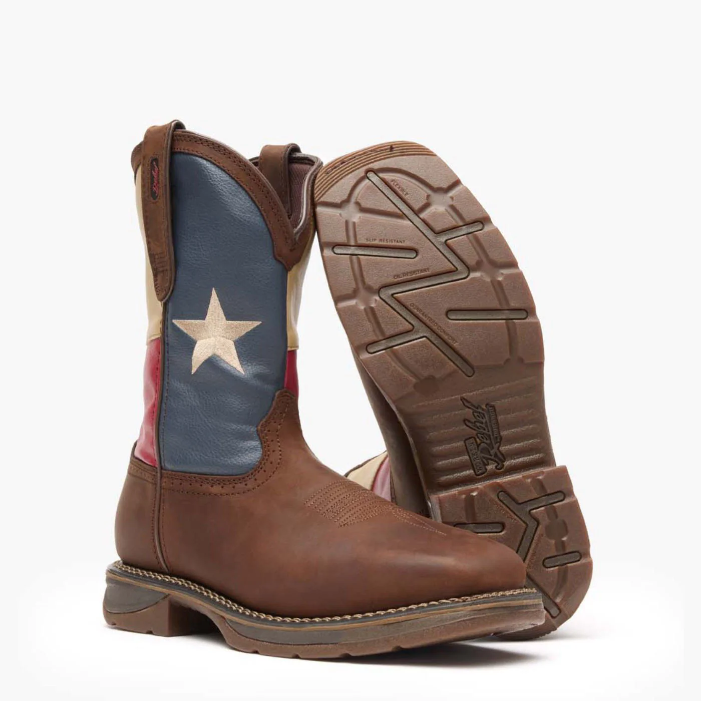 Durango® Workin' Rebel™ Texas Flag Steel Toe Work Boot - Image 2