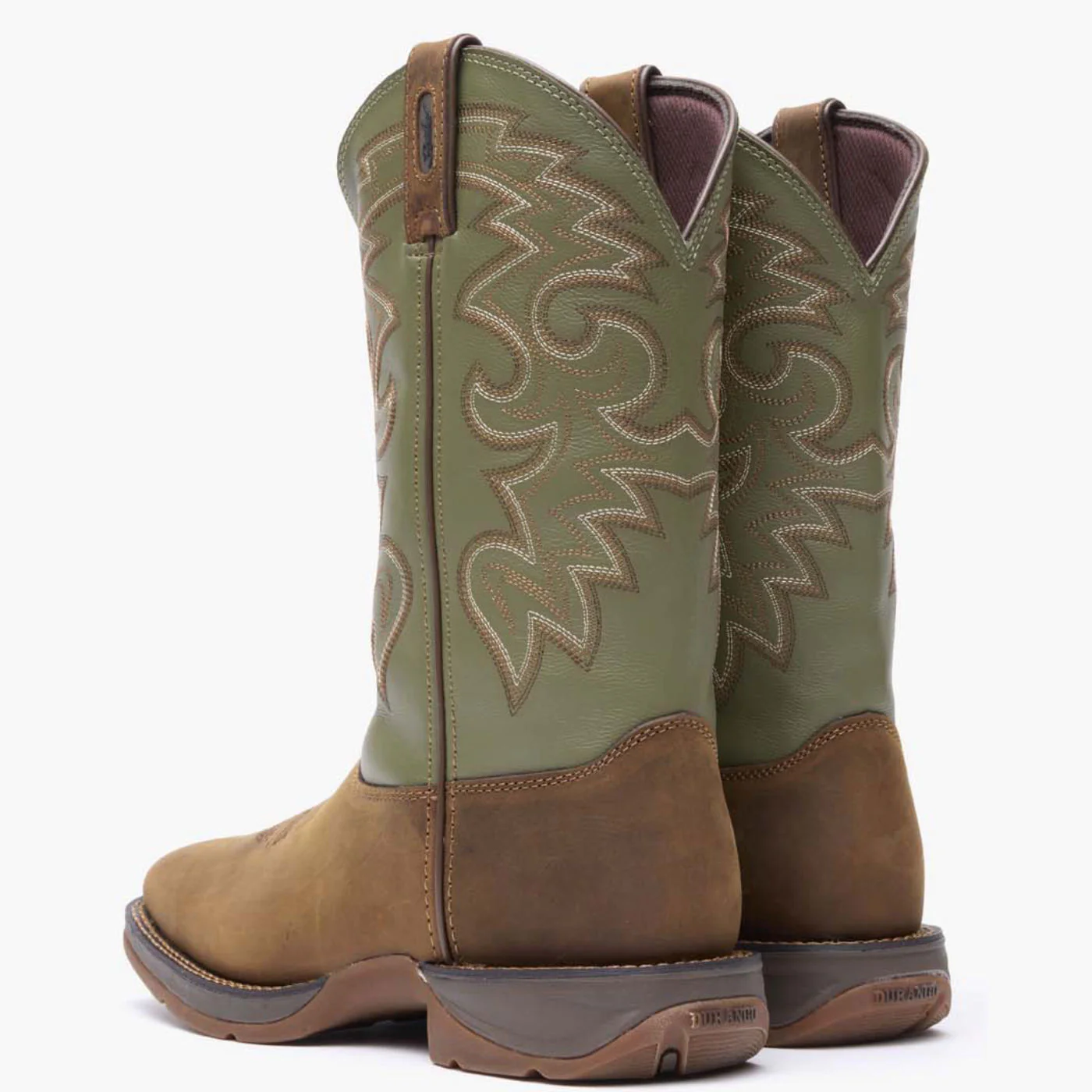 Rebel™ by Durango® Coffee & Cactus Pull-On Western Boot - Image 4
