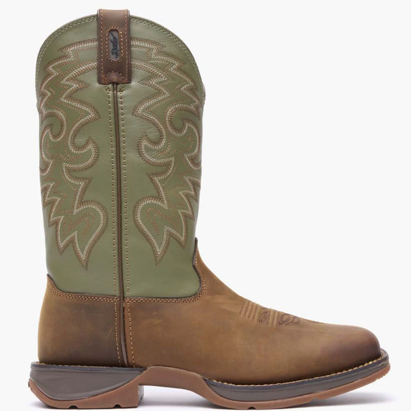 Rebel™ by Durango® Coffee & Cactus Pull-On Western Boot - Image 6