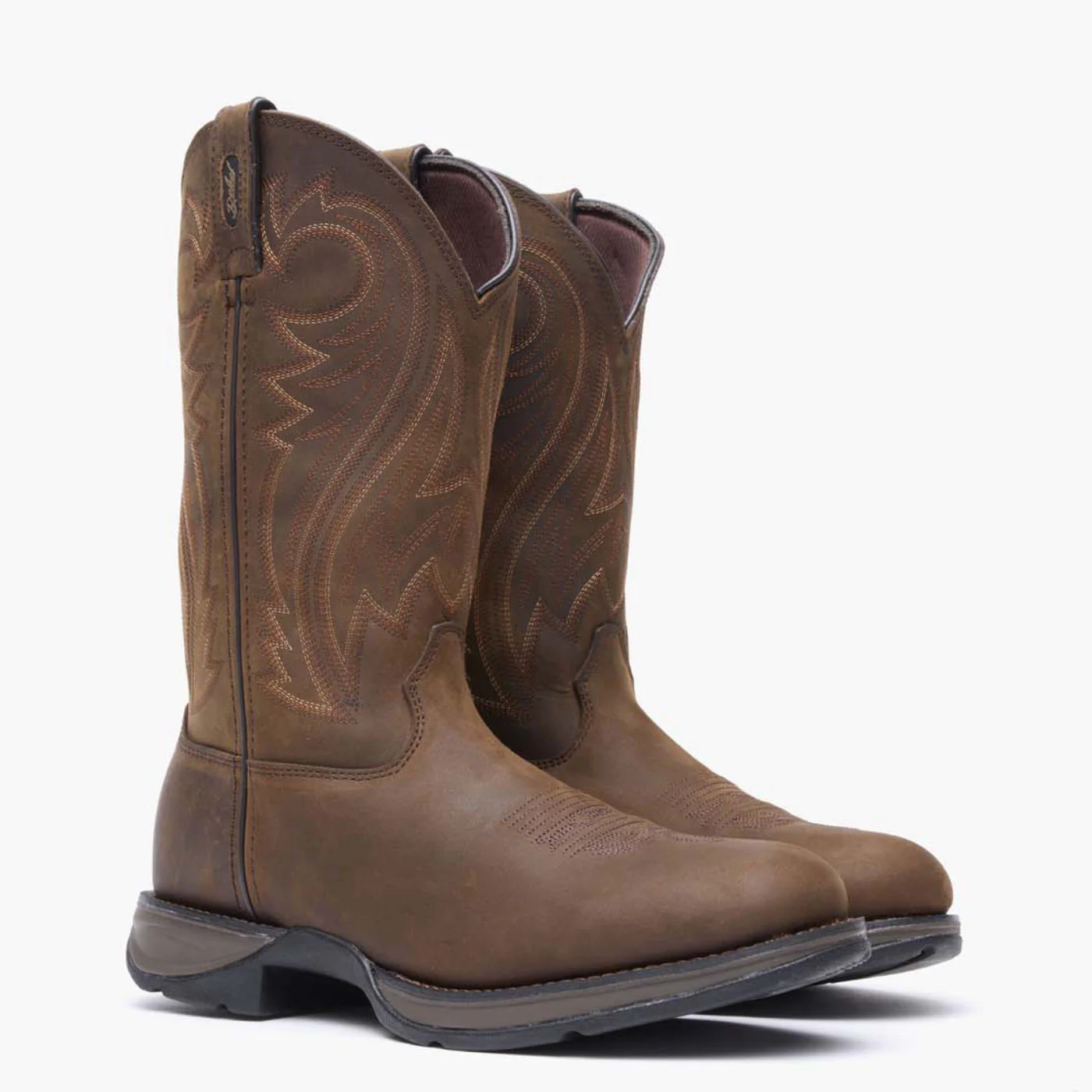 Rebel by Durango® Chocolate Pull-On Western Boot - Image 3