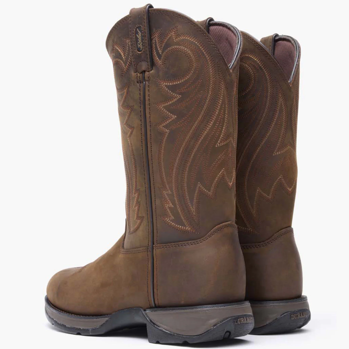 Rebel by Durango® Chocolate Pull-On Western Boot - Image 4