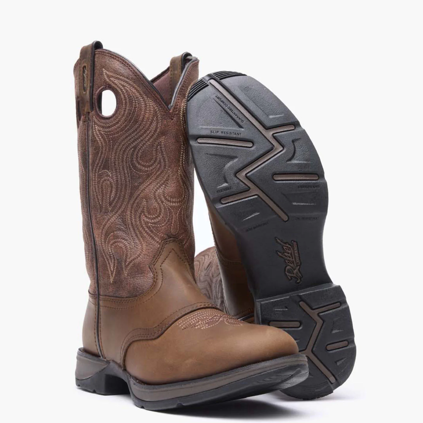 Rebel by Durango® Brown Saddle Western Boot - Image 2