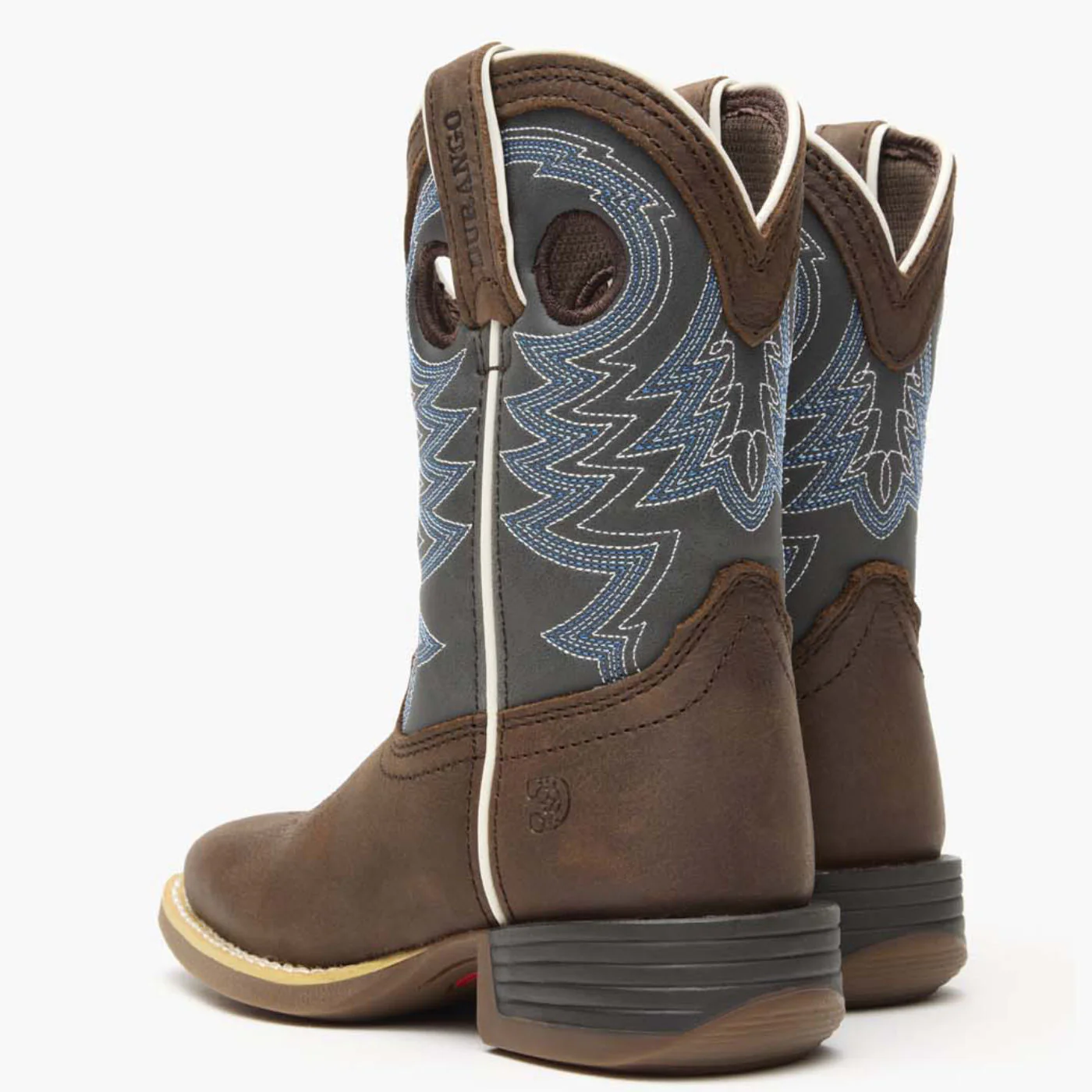Durango® Lil' Rebel Pro™ Big Kid's Blue Western Boot - Image 4