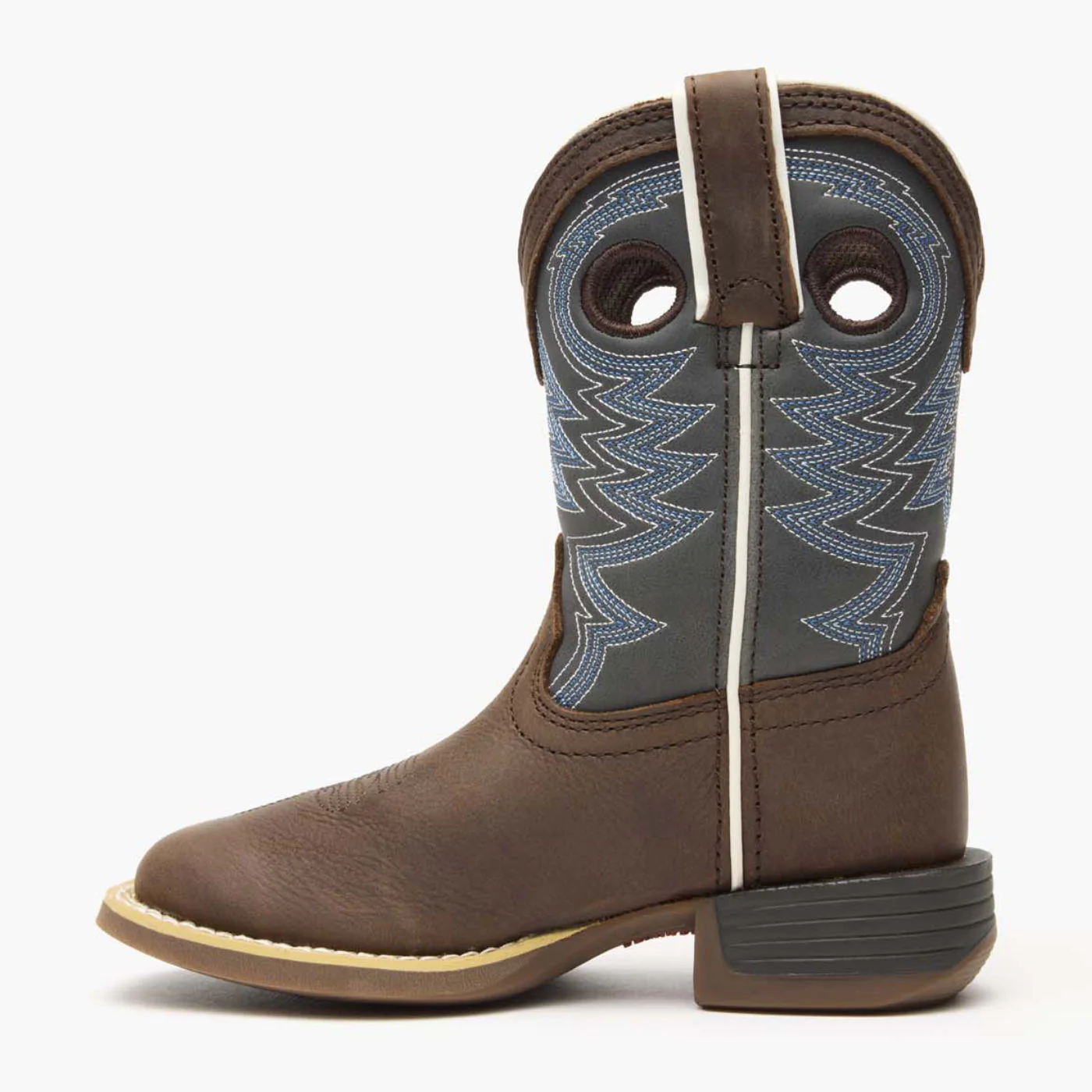 Durango® Lil' Rebel Pro™ Big Kid's Blue Western Boot - Image 5