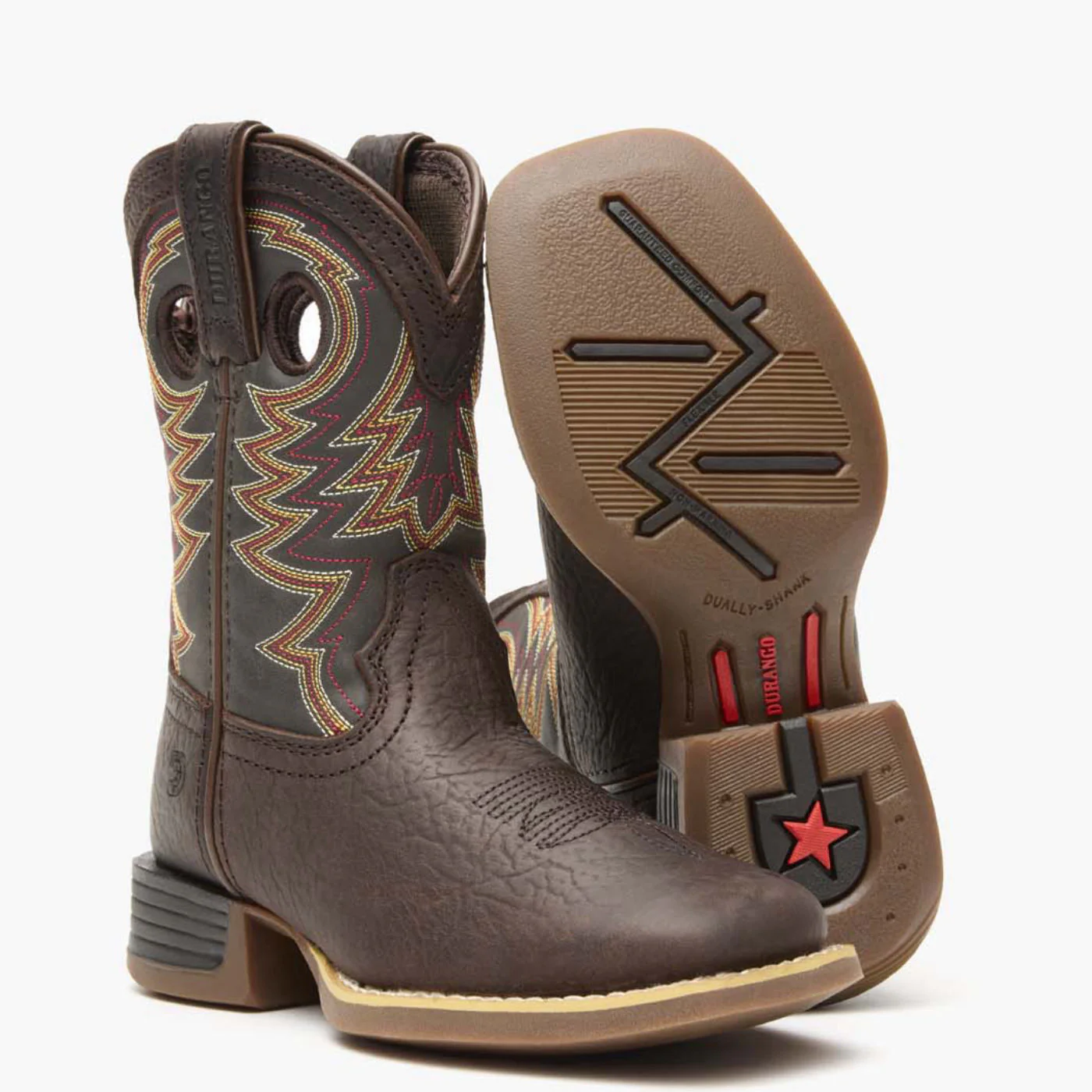 Durango® Lil' Rebel Pro Little Kid's Brown Western Boot - Image 4