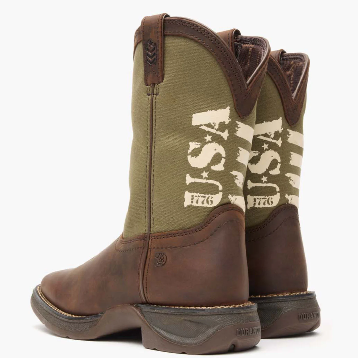 Lil' Rebel by Durango® Big Kids' Army Western Boot - Image 4