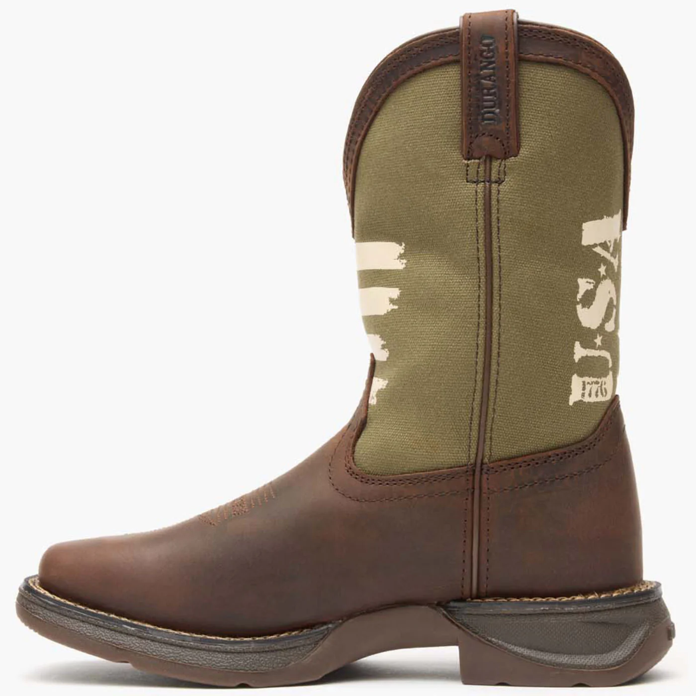 Lil' Rebel by Durango® Big Kids' Army Western Boot - Image 5
