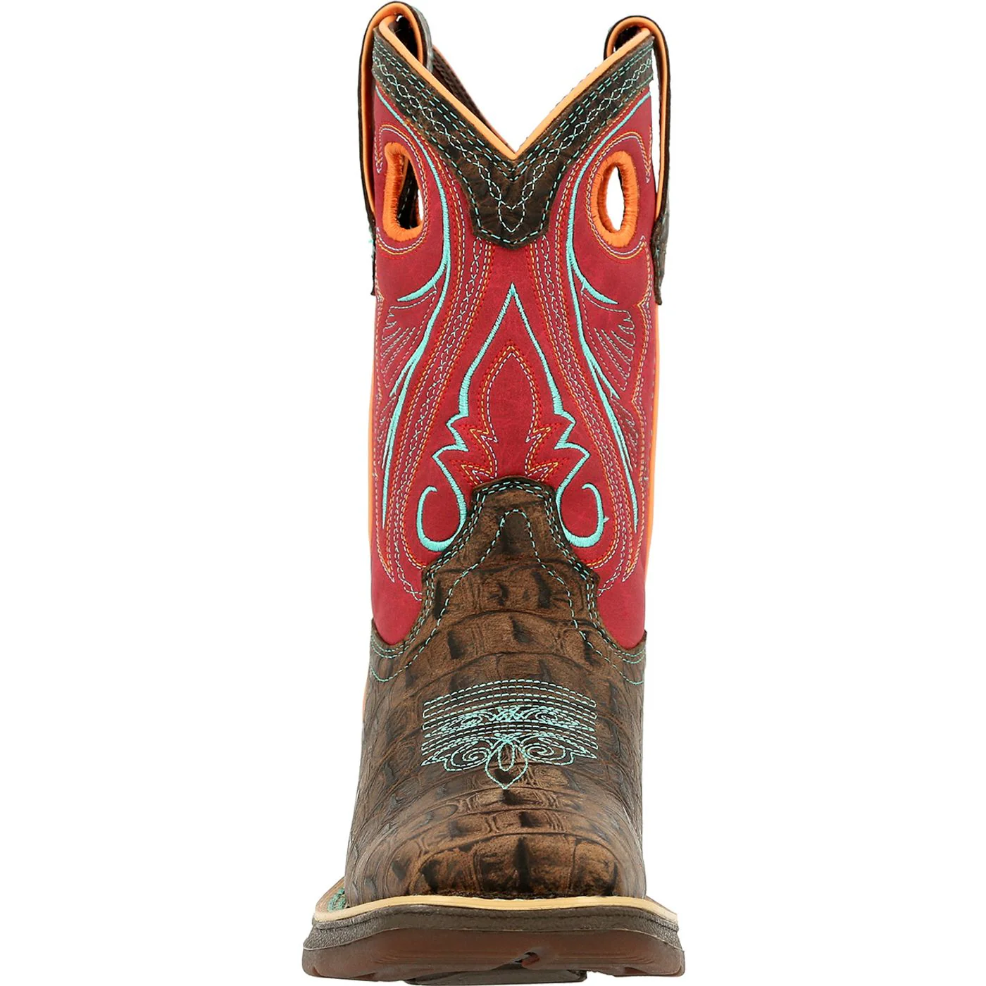 Lil' Rebel by Durango® Big Kids Gator Emboss Western Boot - Image 4