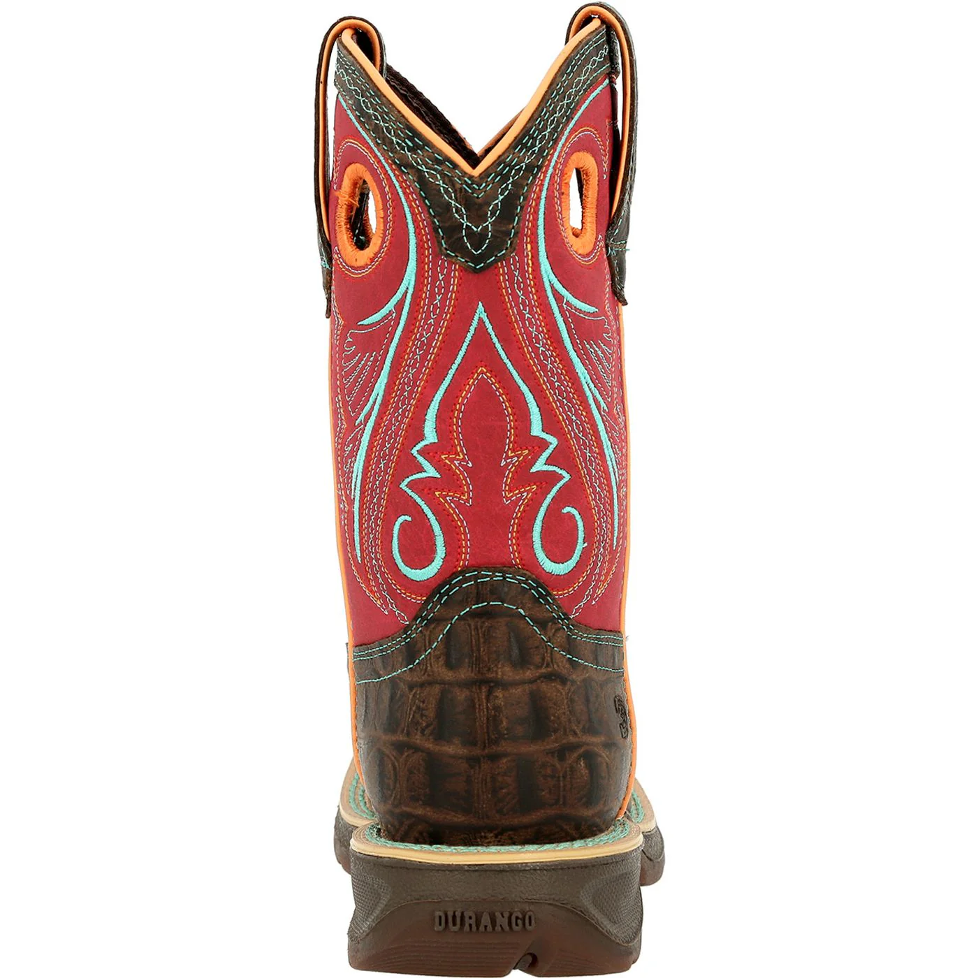 Lil' Rebel by Durango® Big Kids Gator Emboss Western Boot - Image 5