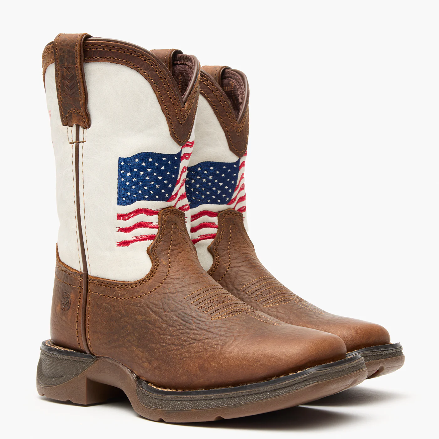 Lil' Rebel™ by Durango® Big Kids Distressed Flag Western Boot - Image 3