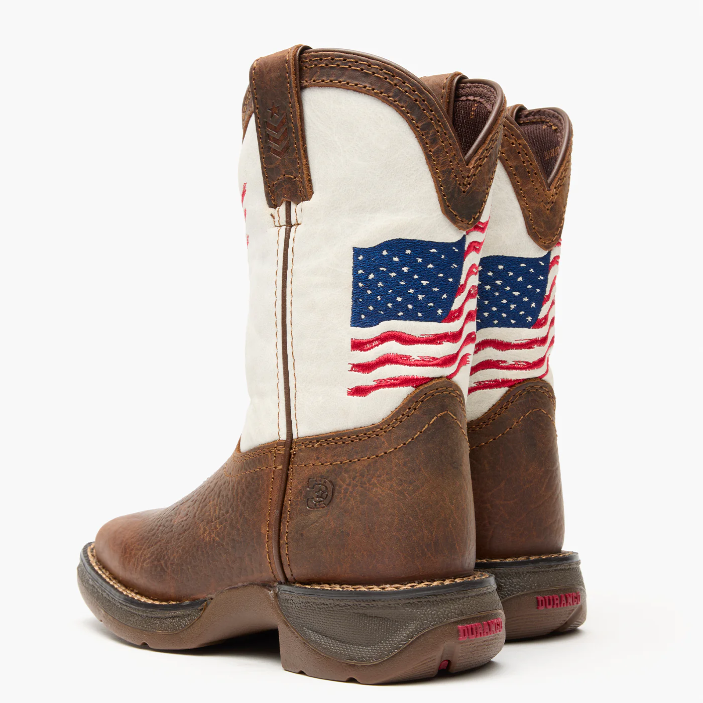 Lil' Rebel™ by Durango® Big Kids Distressed Flag Western Boot - Image 4