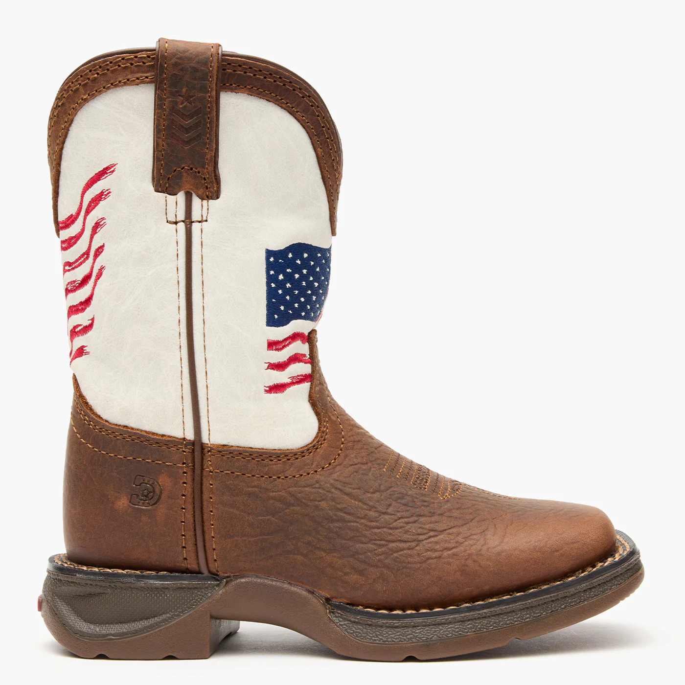 Lil' Rebel™ by Durango® Big Kids Distressed Flag Western Boot - Image 6