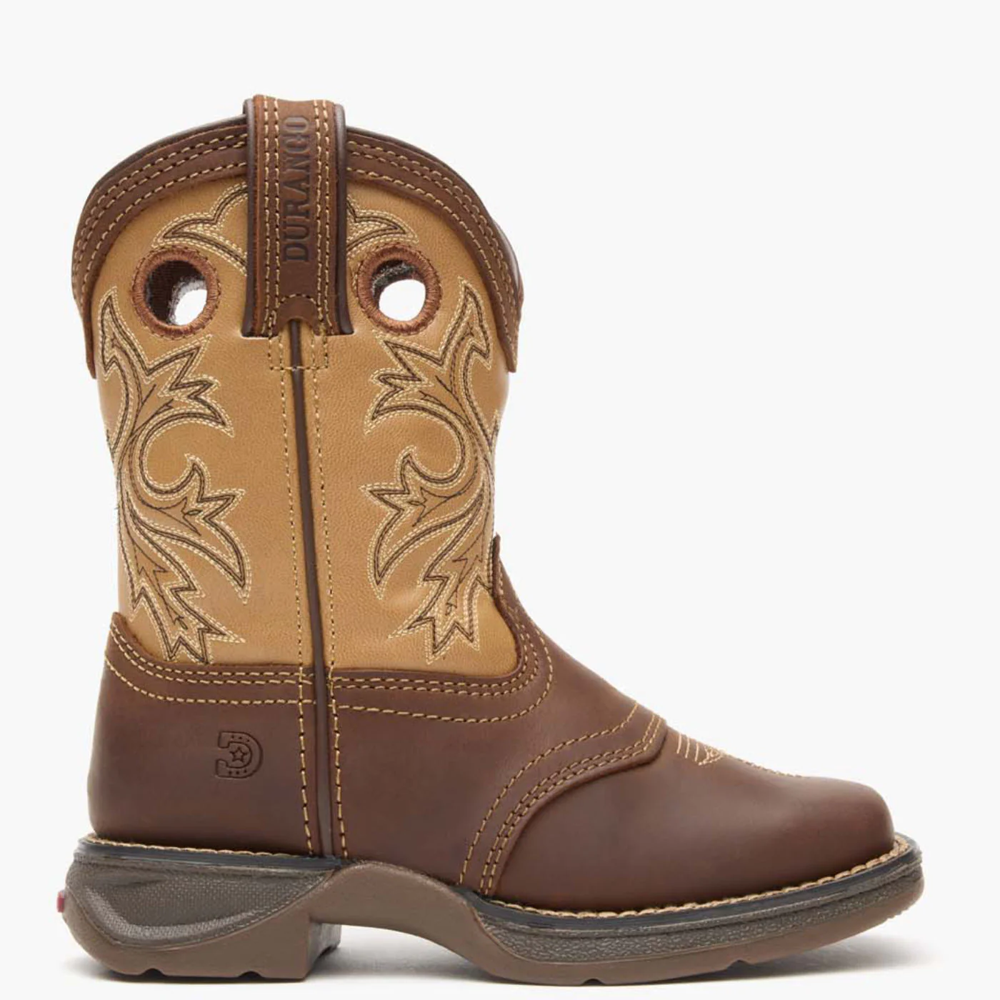 Lil’ Rebel™ by Durango® Little Kids’ Brown Tan Western Boot - Image 3