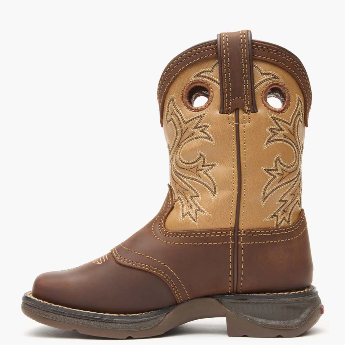 Lil’ Rebel™ by Durango® Little Kids’ Brown Tan Western Boot - Image 5