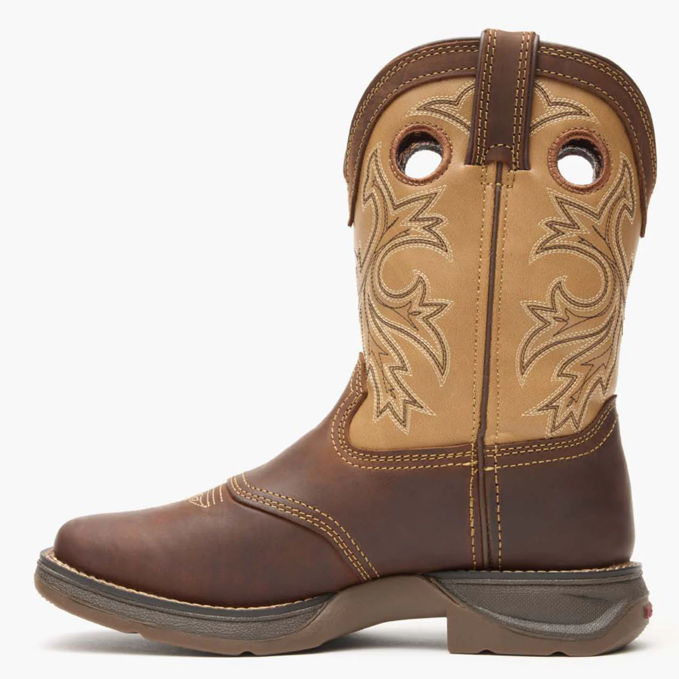 Lil’ Rebel by Durango® Big Kids Brown Tan Western Boot - Image 5