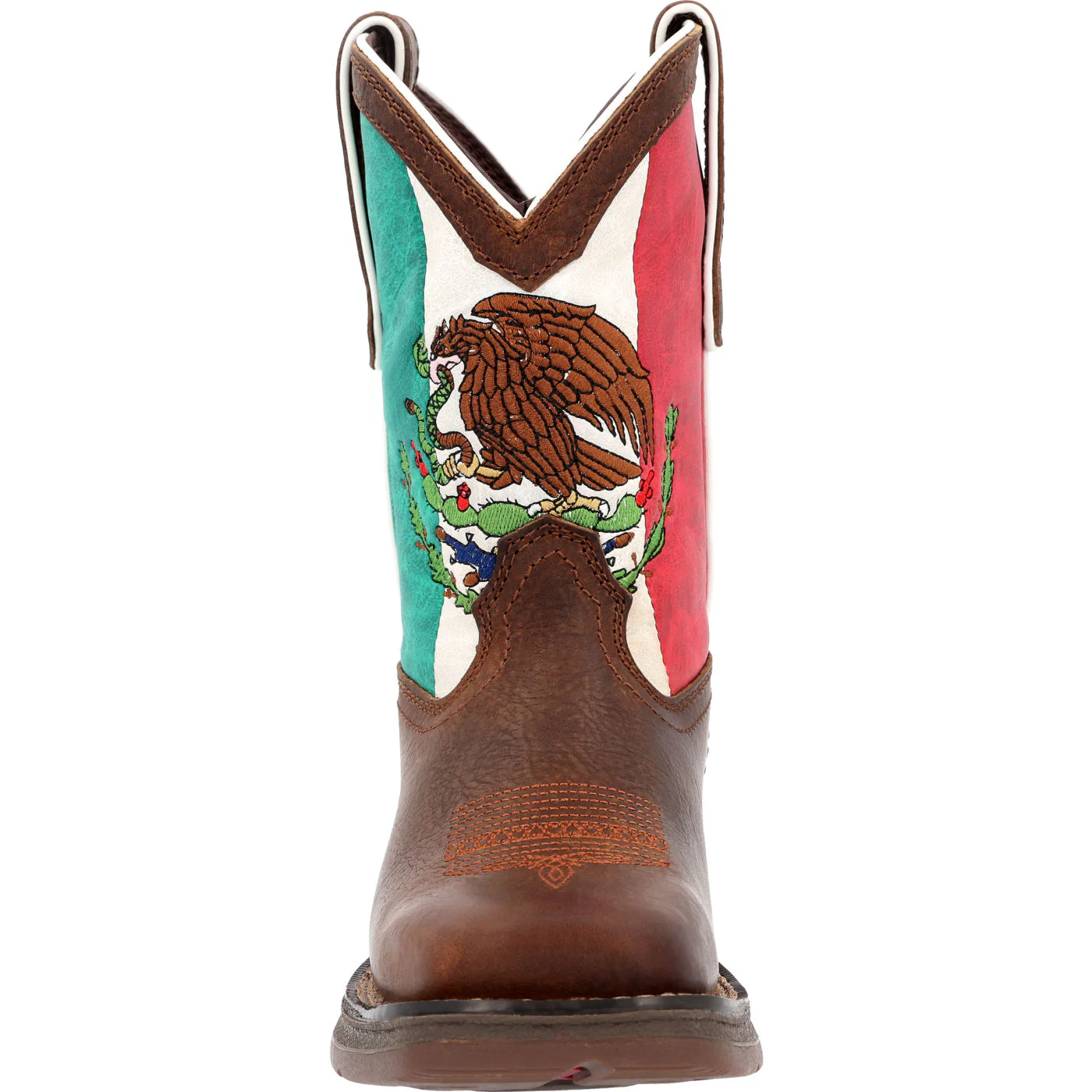 Lil’ Rebel™ by Durango® Big Kids’ Mexican Flag Western Boot - Image 4