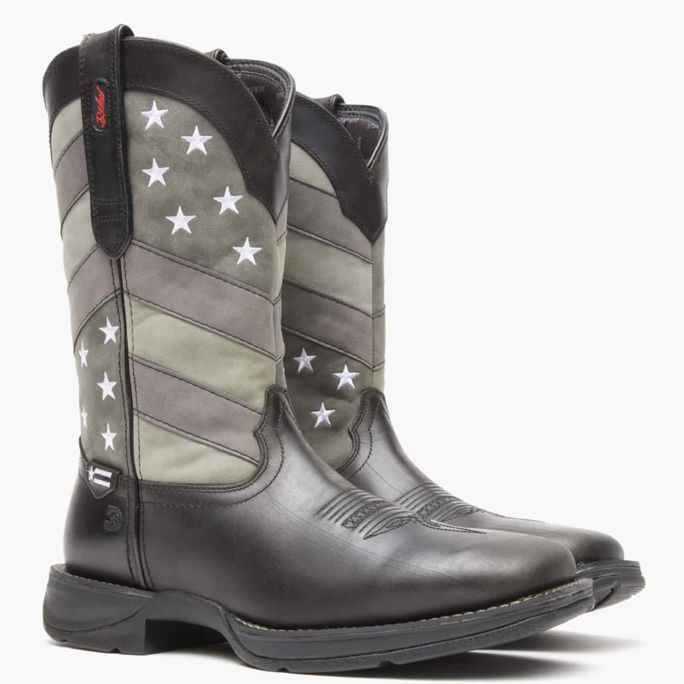 Rebel by Durango® Faded Black Flag Western Boot - Image 5
