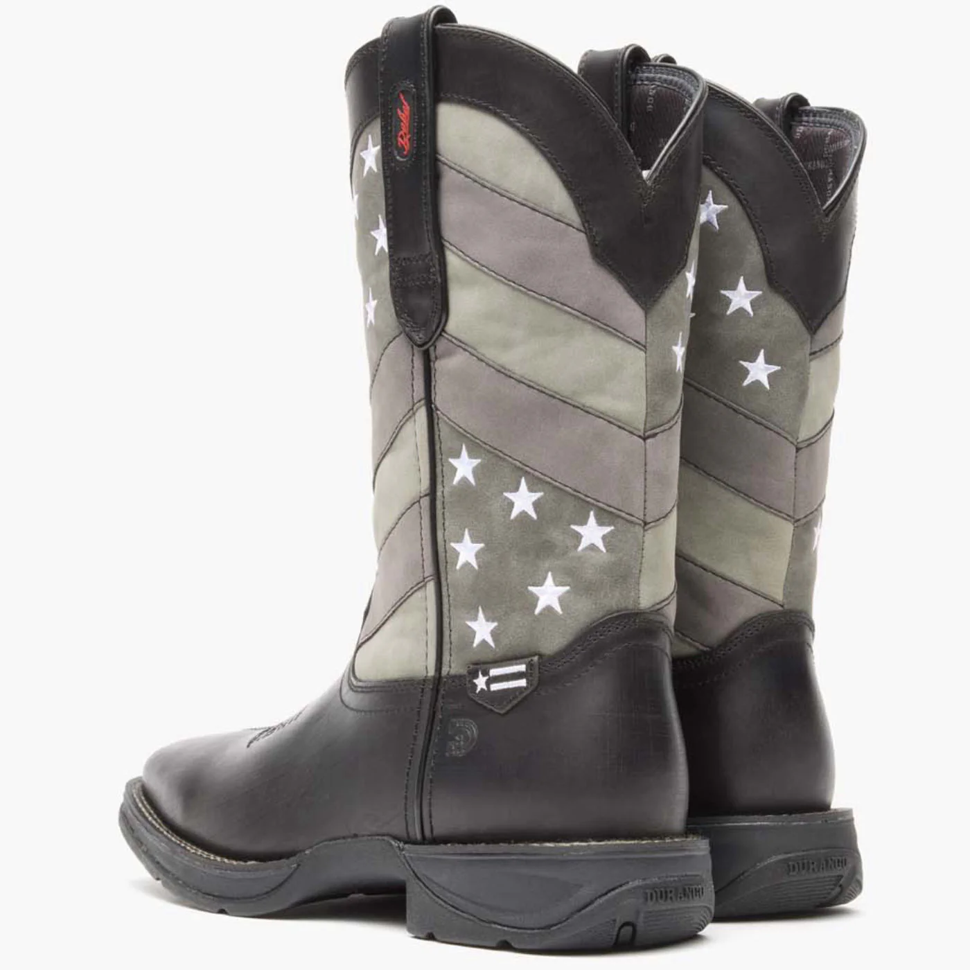 Rebel by Durango® Faded Black Flag Western Boot - Image 6