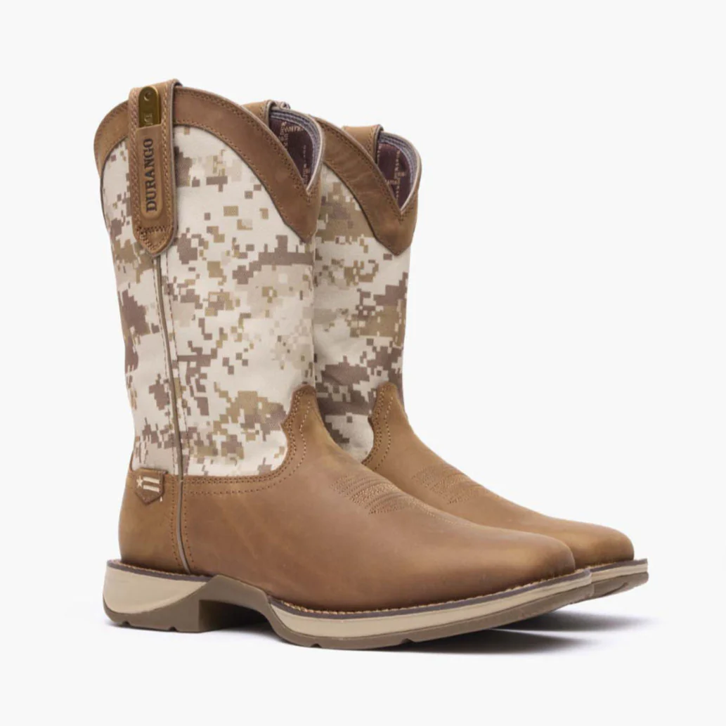 Rebel by Durango® Desert Camo Pull-on Western Boot - Image 6