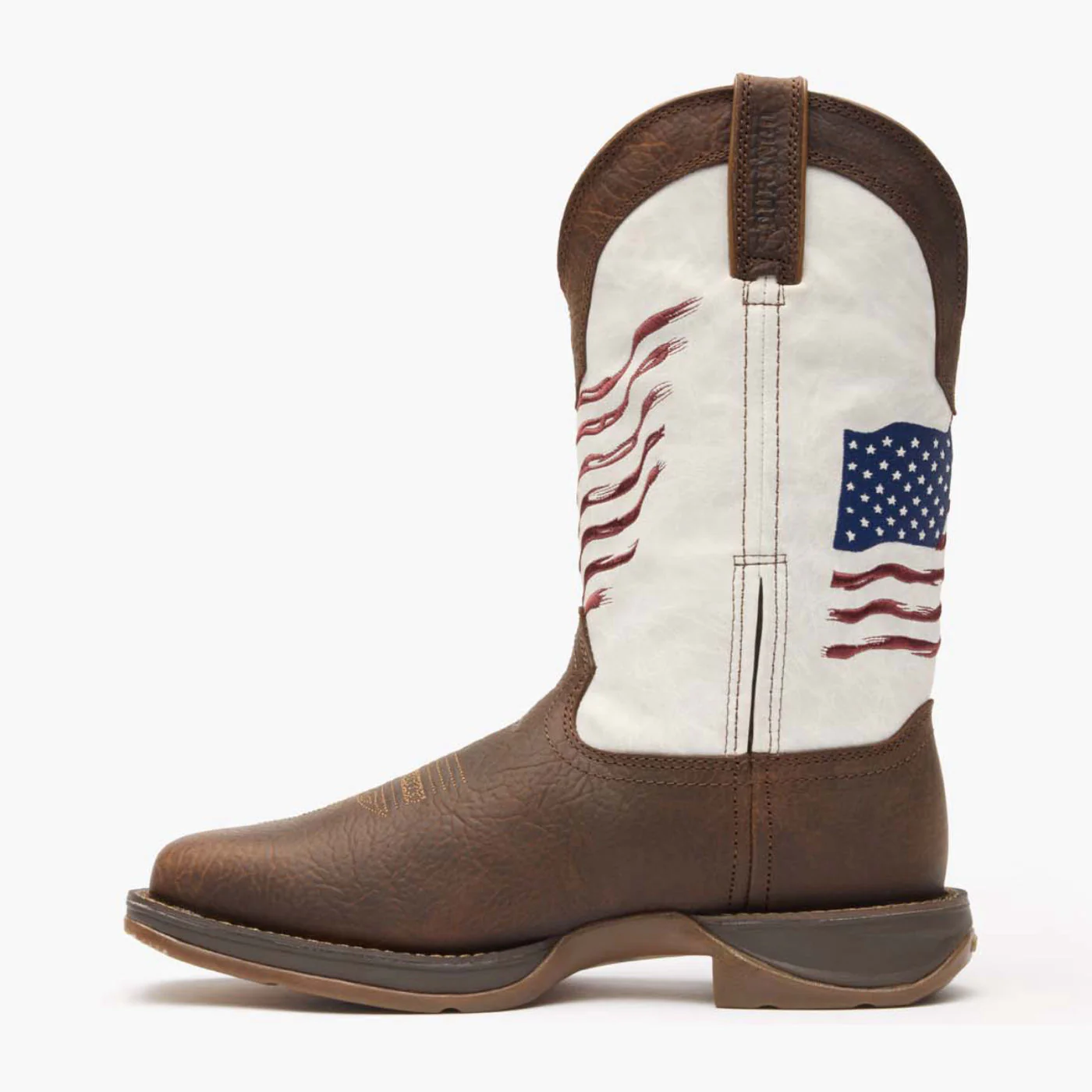 Rebel by Durango® Distressed Flag Embroidery Western Boot - Image 3