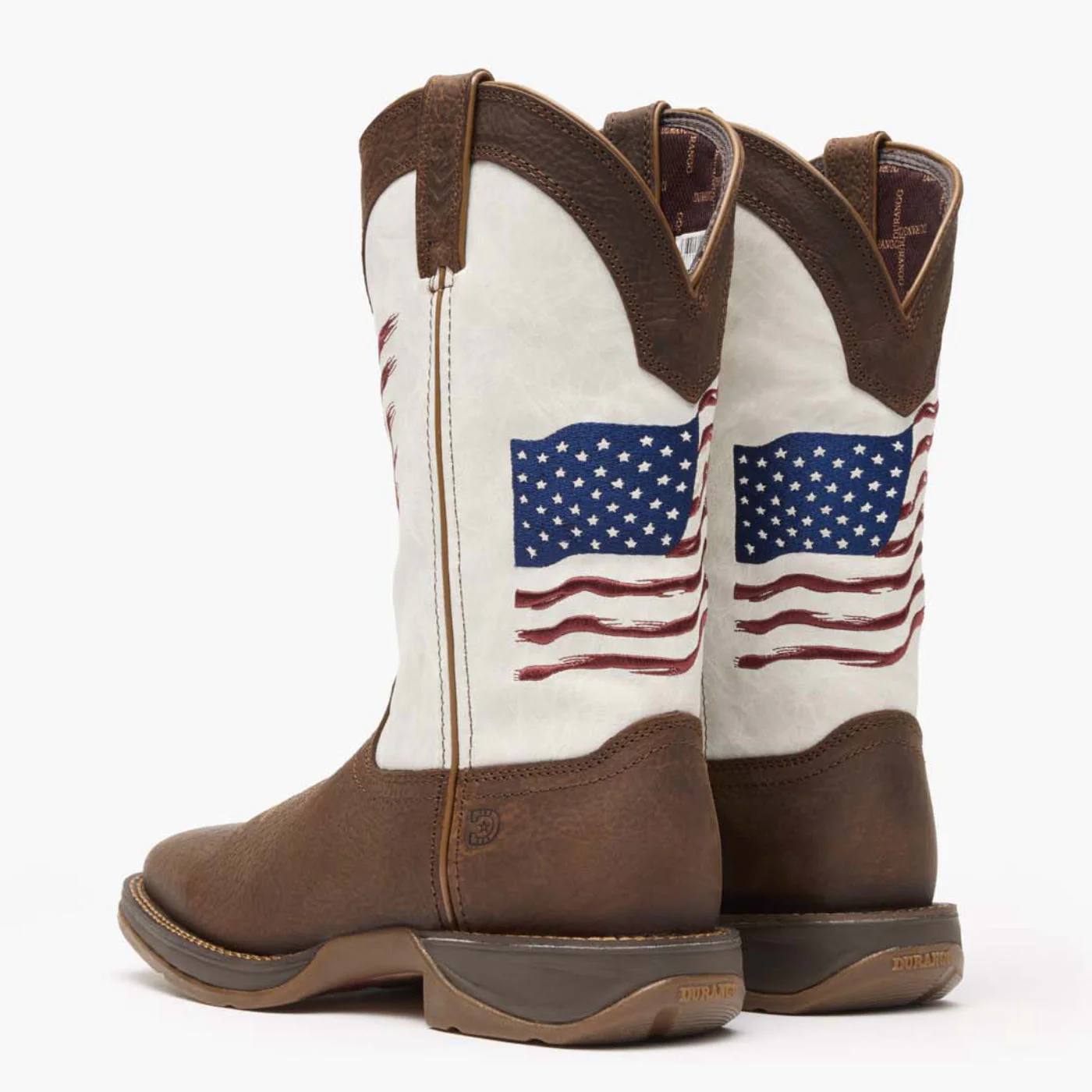 Rebel by Durango® Distressed Flag Embroidery Western Boot - Image 6