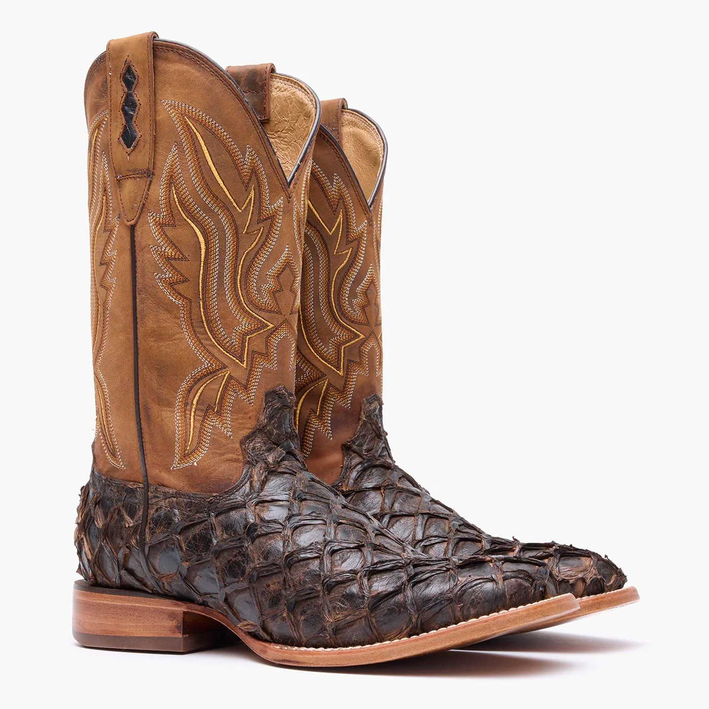 Durango® Premium Exotics™ Dark Brown Pirarucu Western Boot - Image 3