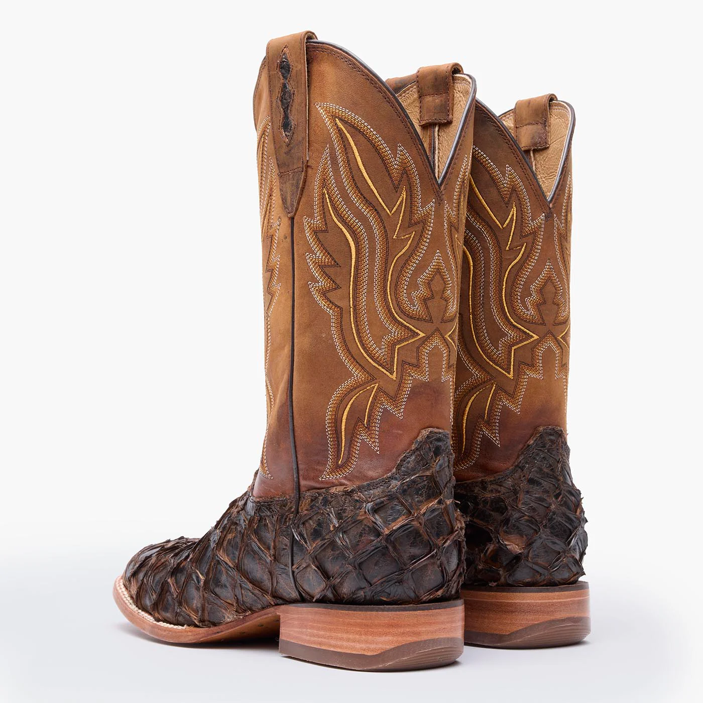 Durango® Premium Exotics™ Dark Brown Pirarucu Western Boot - Image 4