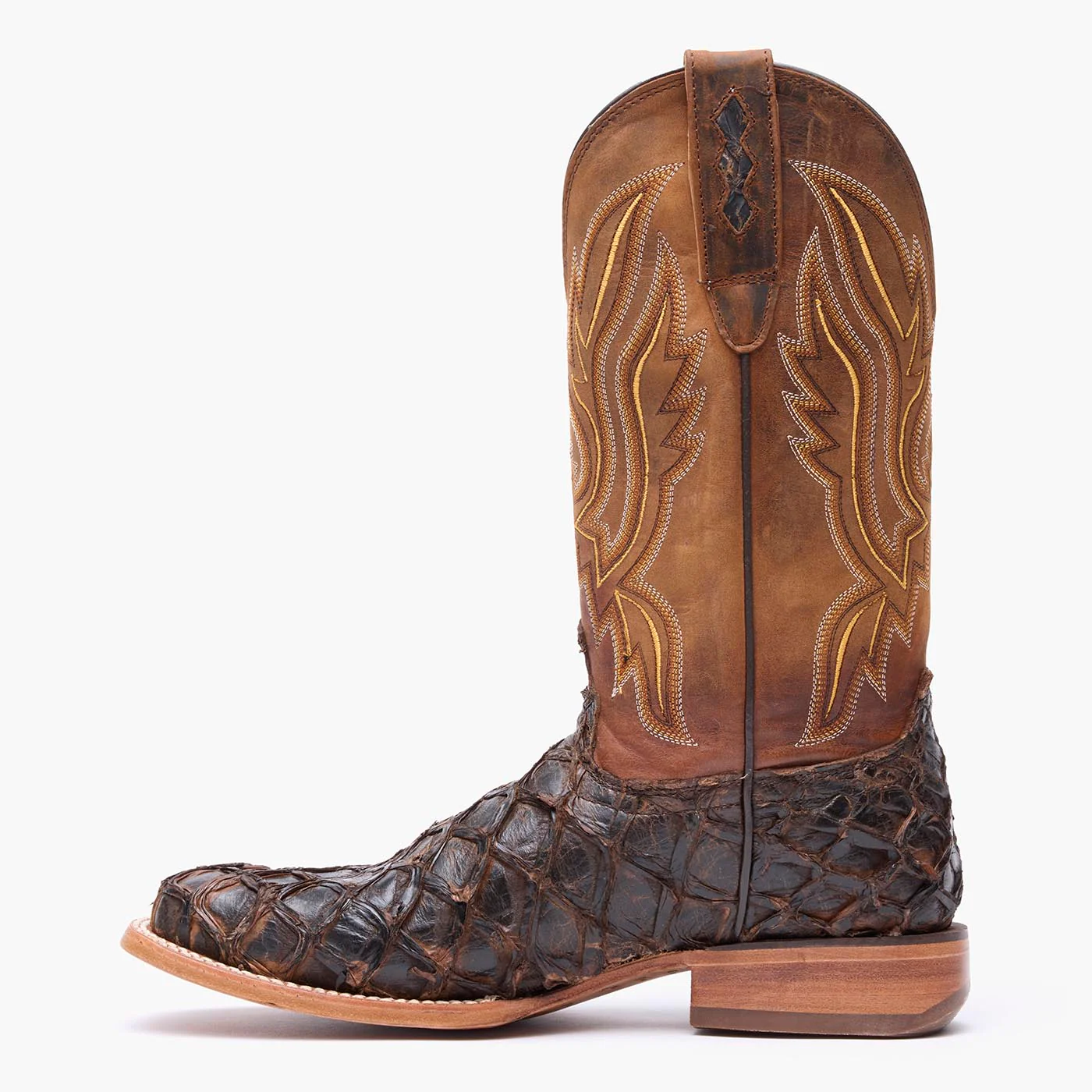 Durango® Premium Exotics™ Dark Brown Pirarucu Western Boot - Image 5