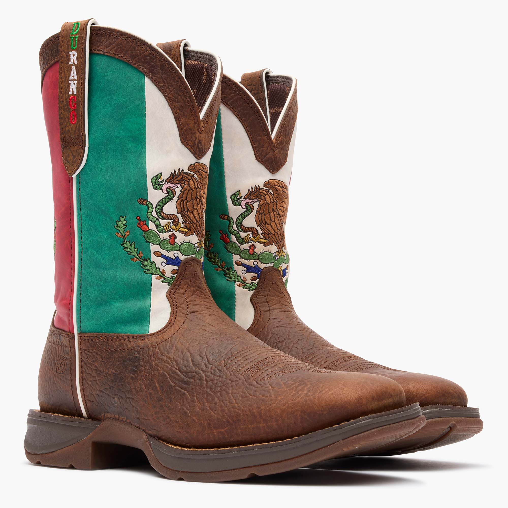 Rebel by Durango® Mexico Flag Western Boot - Image 3