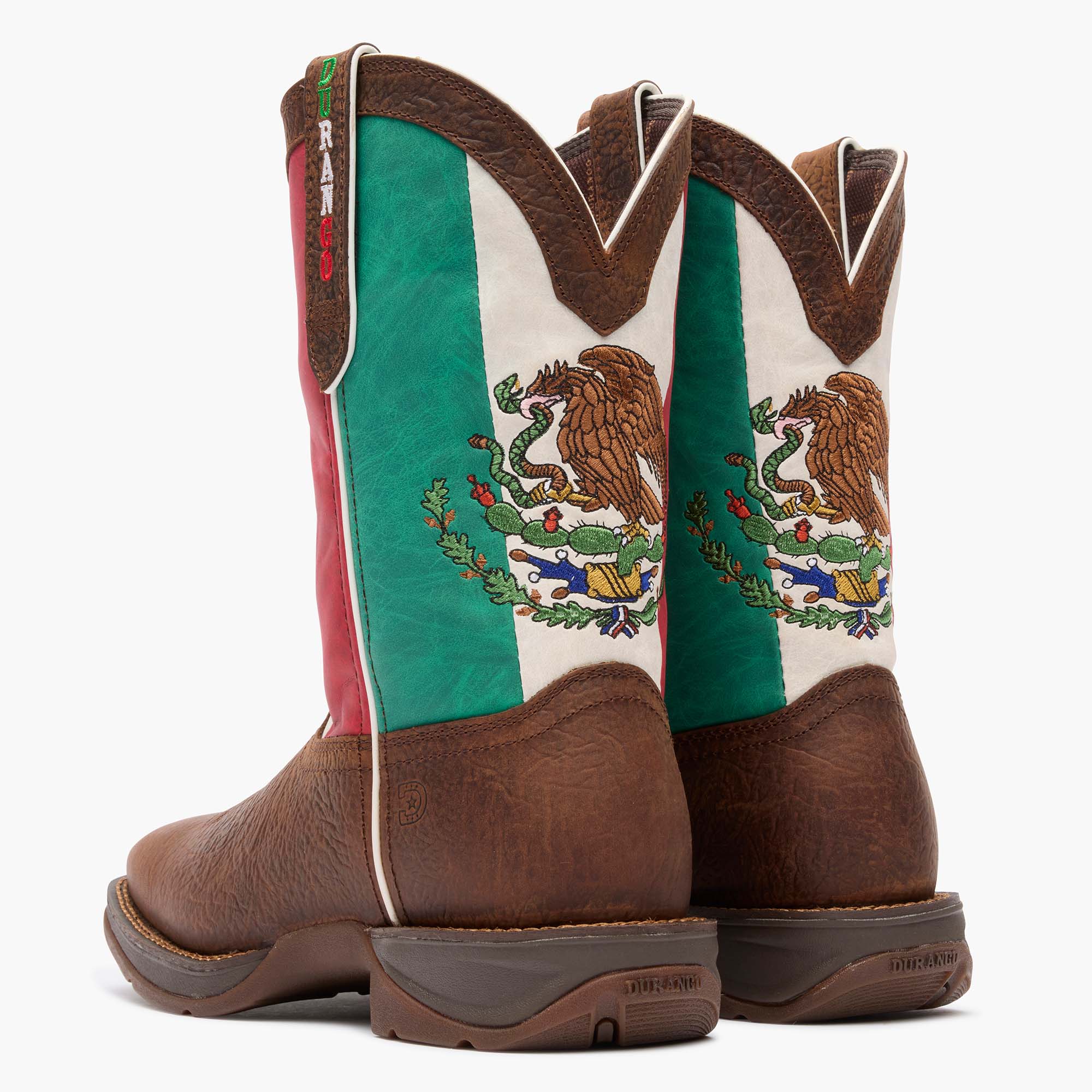 Rebel by Durango® Mexico Flag Western Boot - Image 4