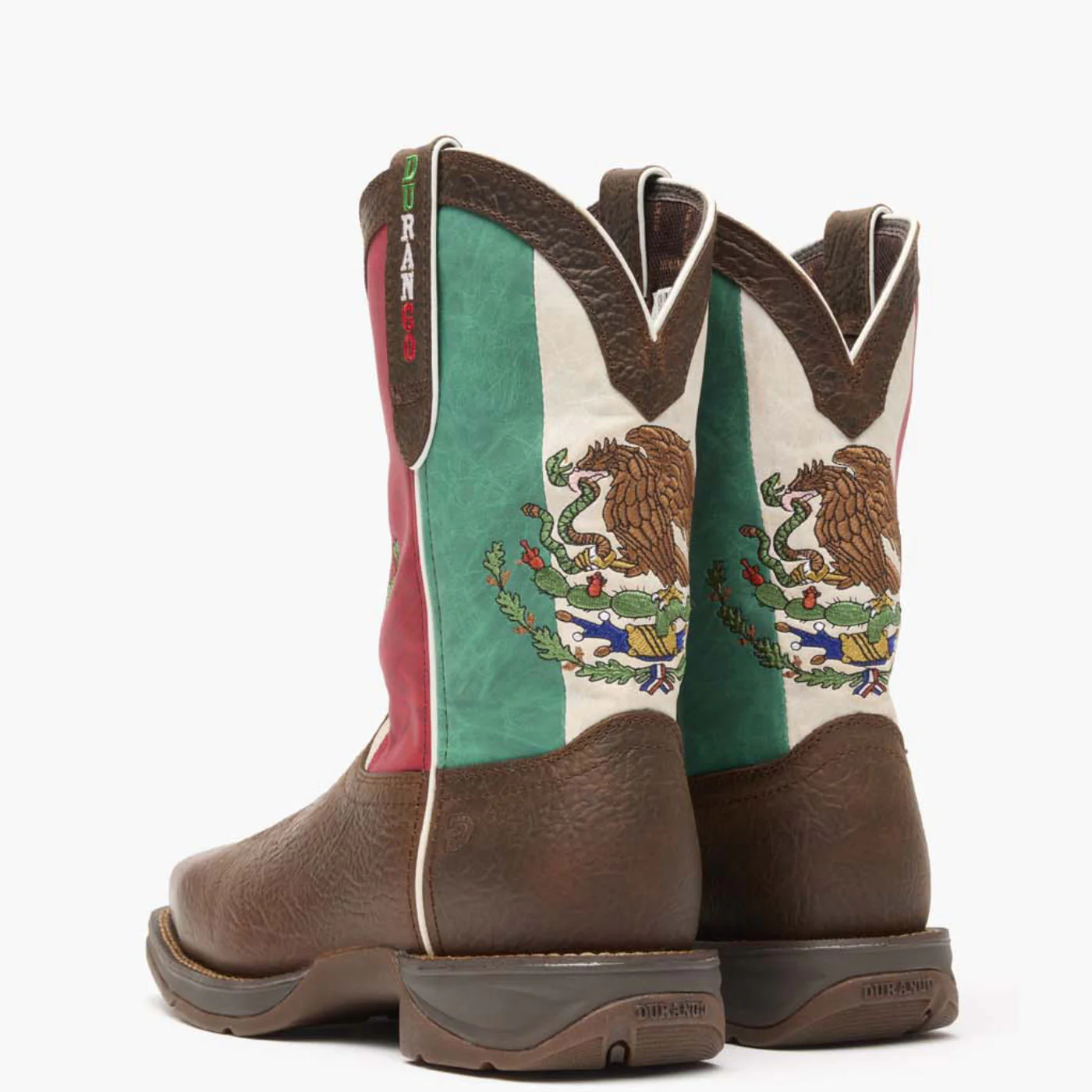 Rebel by Durango® Steel Toe Mexico Flag Western Boot - Image 4