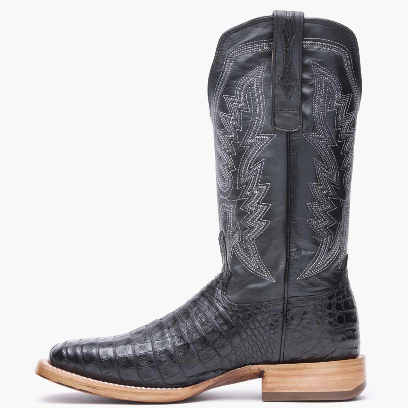 Durango® Men's PRCA Collection Caiman Belly Western Boot - Image 6