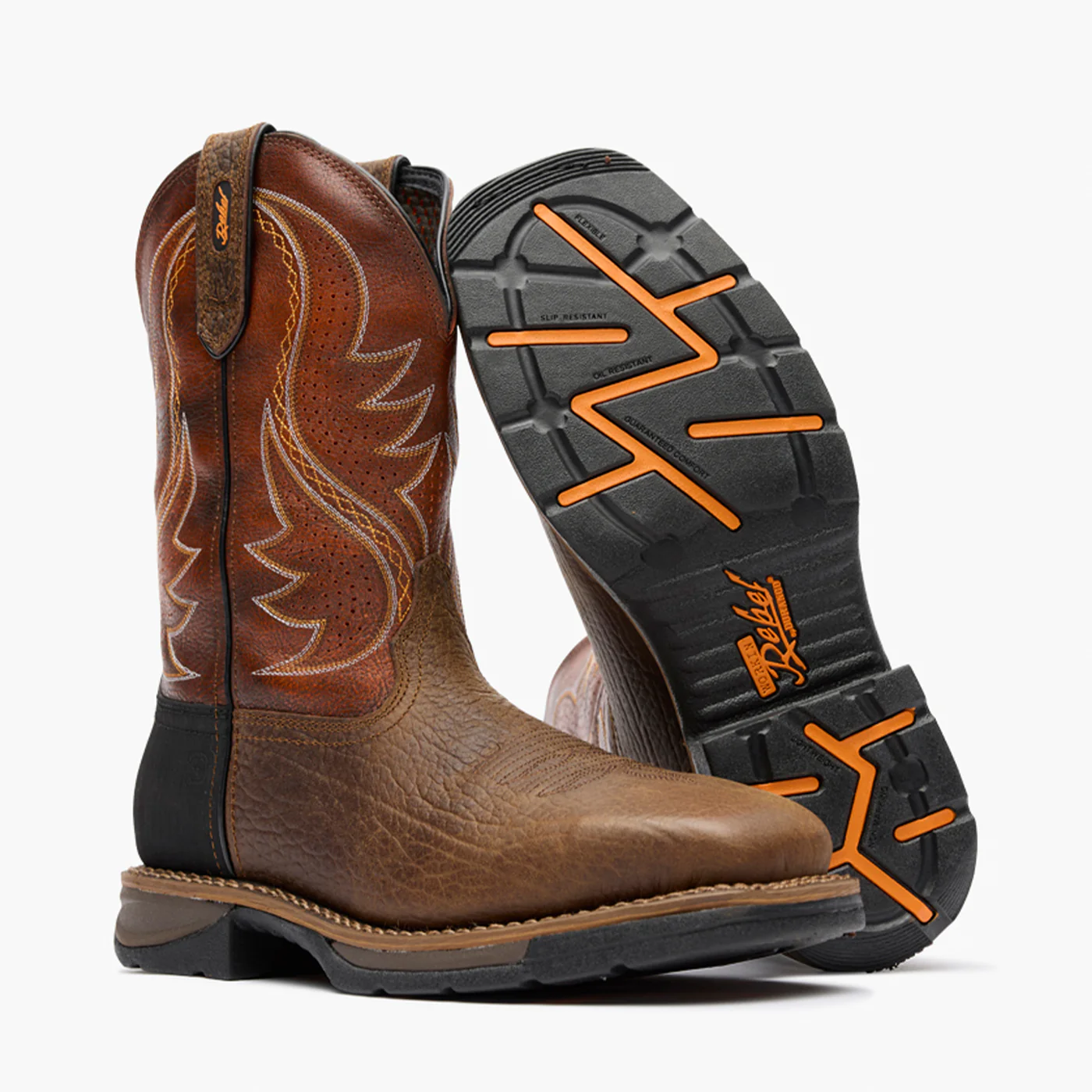 Durango® Workin' Rebel™ Steel Toe Ventilated with InsulKul™ Work Boot - Image 2