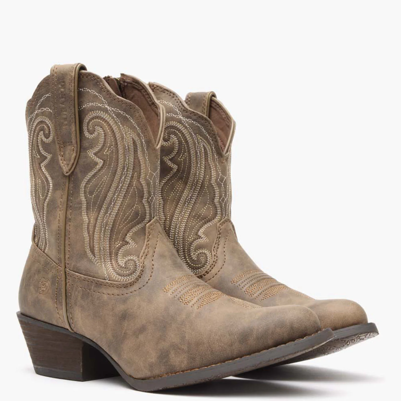 Crush by Durango® Women's Distressed Shortie Western Boot - Image 3