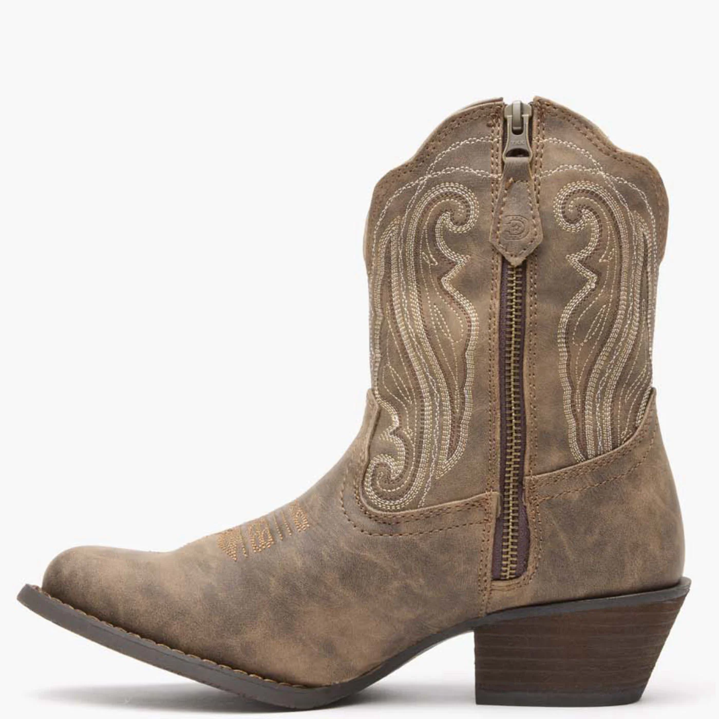 Crush by Durango® Women's Distressed Shortie Western Boot - Image 6