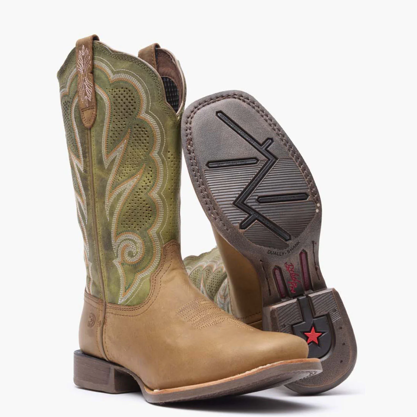Durango® Lady Rebel Pro Women's Ventilated Olive Western Boot - Image 2