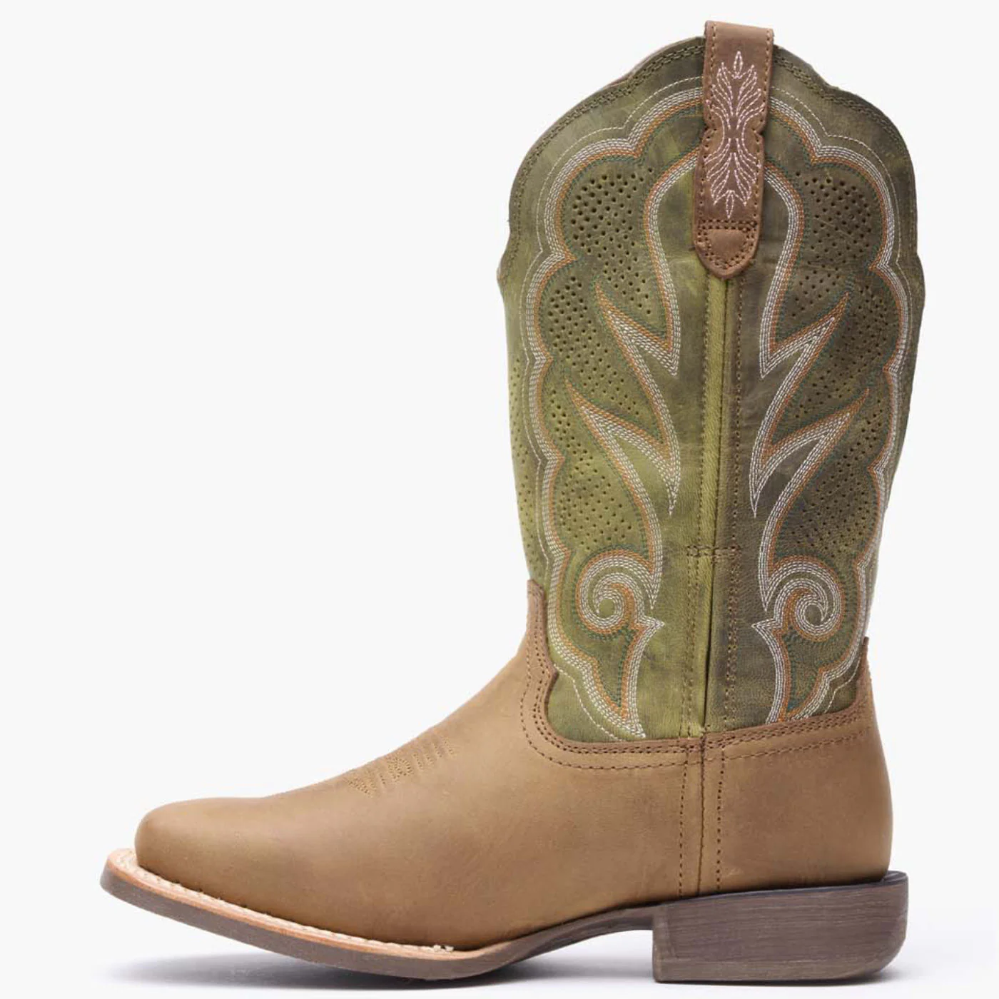 Durango® Lady Rebel Pro Women's Ventilated Olive Western Boot - Image 5