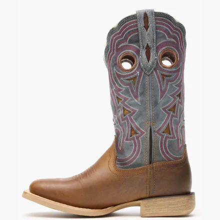 Durango® Lady Rebel Pro Women's Golden Brown & Periwinkle Western Boot - Image 5