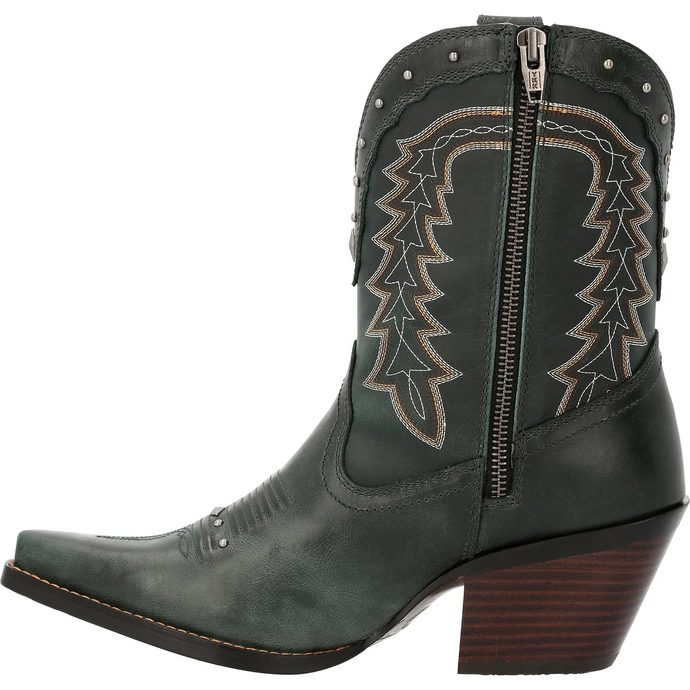 Crush by Durango® Women's Vintage Teal Bootie Western Boot - Image 7