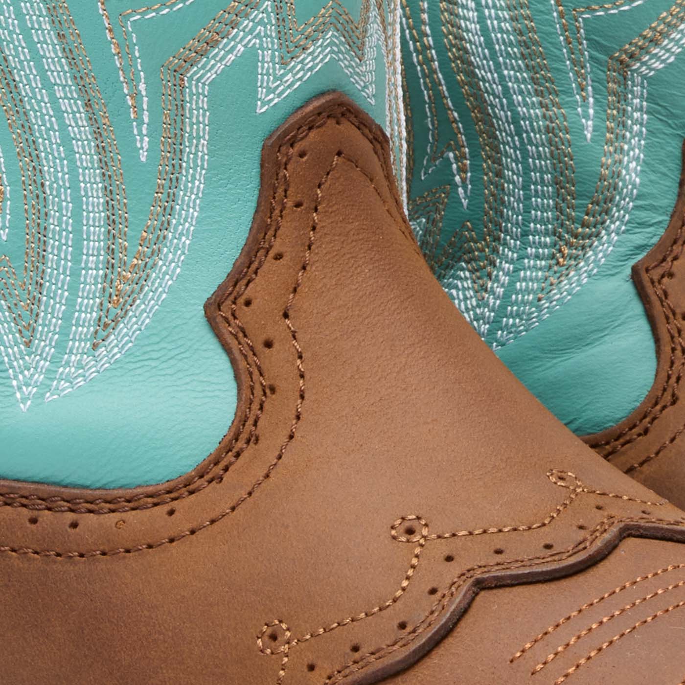 Lady Rebel by Durango® Women's Powder n' Lace Saddle Western Boot - Image 3