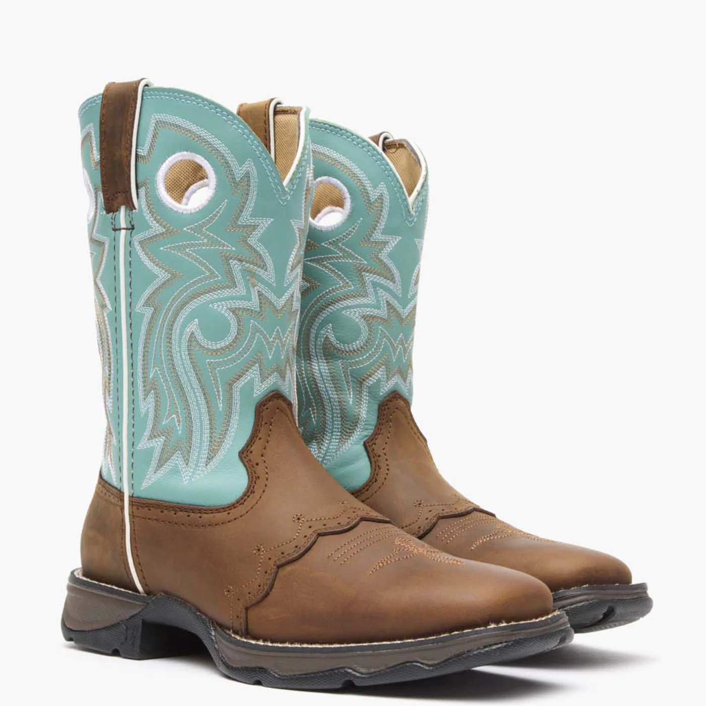 Lady Rebel by Durango® Women's Powder n' Lace Saddle Western Boot - Image 4
