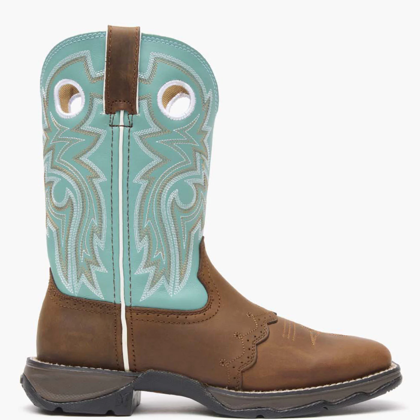 Lady Rebel by Durango® Women's Powder n' Lace Saddle Western Boot - Image 7