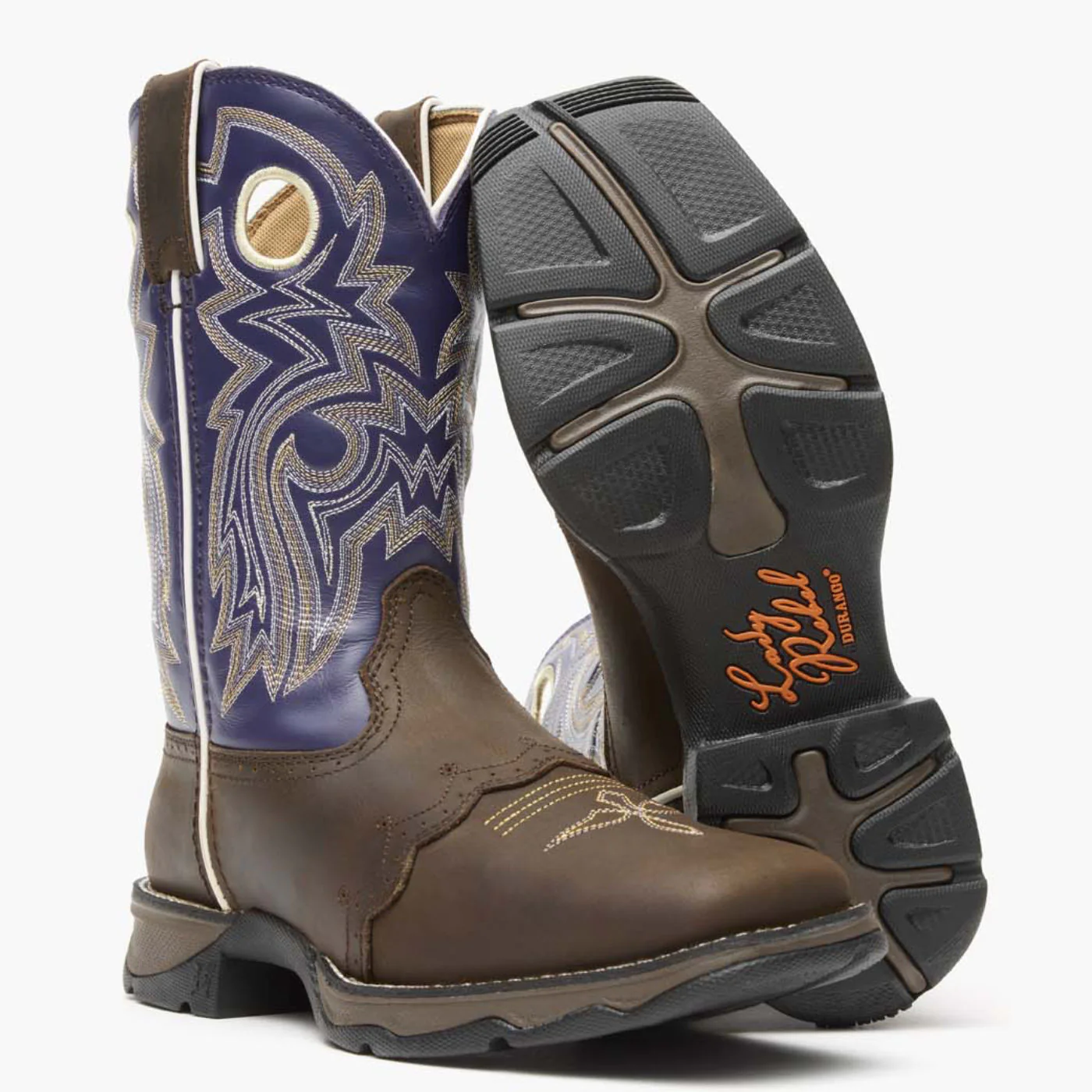 Lady Rebel by Durango® Women's Twilight n' Lace Saddle Western Boot - Image 2