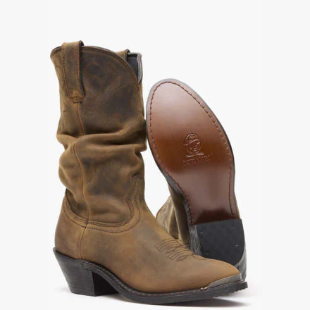 Durango® Women's Distressed Tan Slouch Western Boot - Image 2