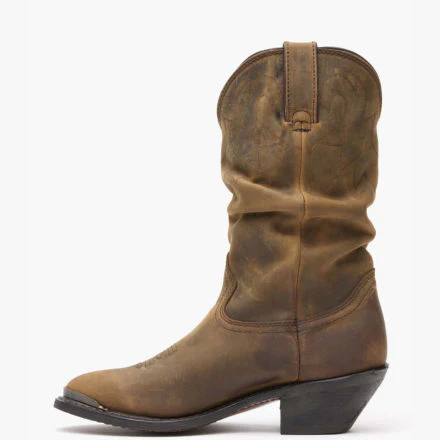 Durango® Women's Distressed Tan Slouch Western Boot - Image 7
